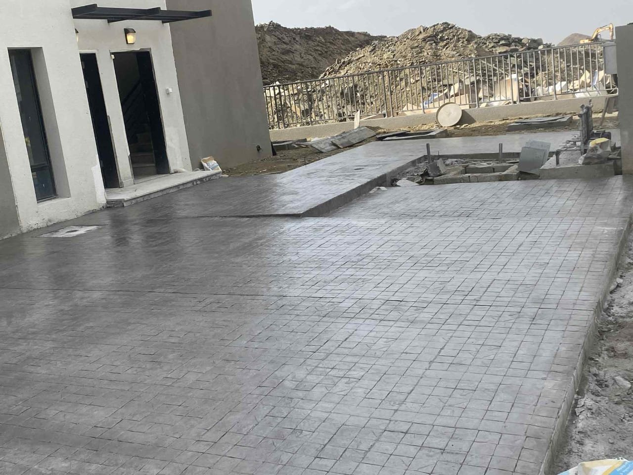 تشطيب خرسانة زخرفية